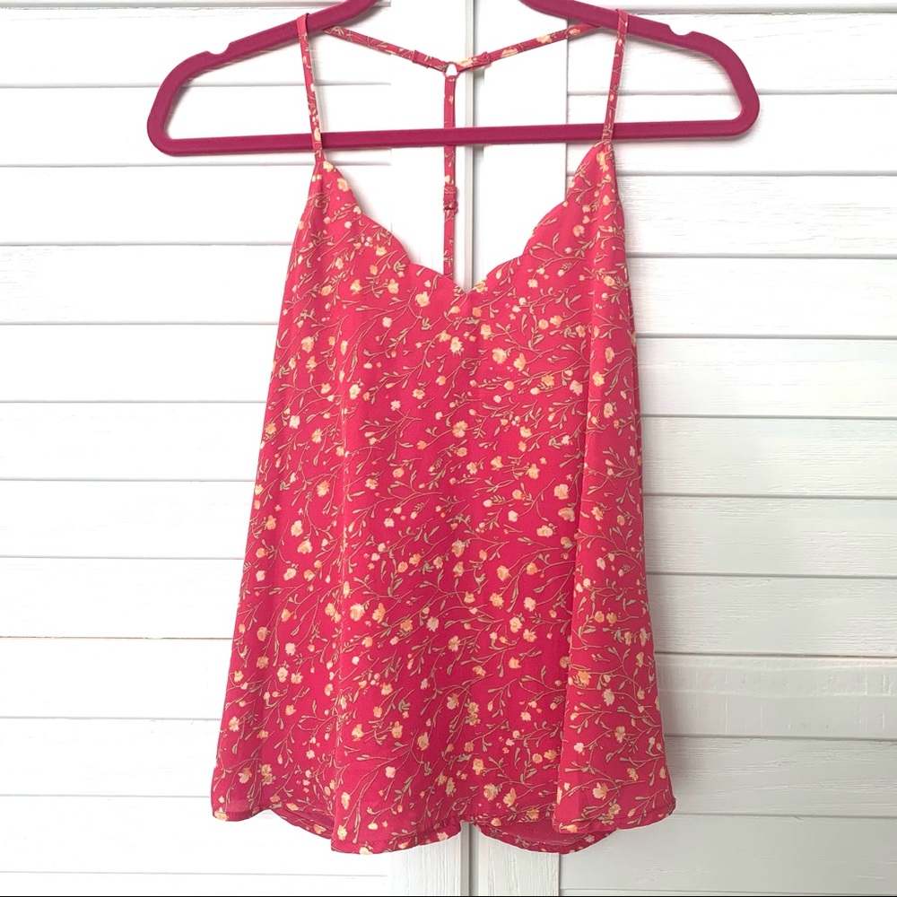 nine britton floral tank